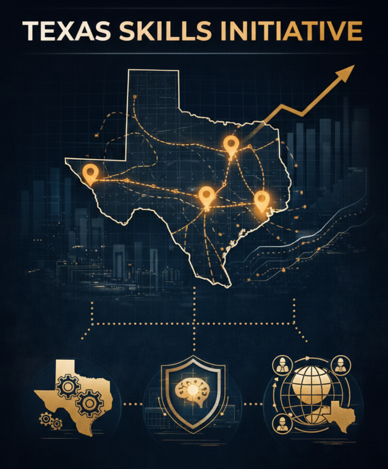 Regional industrial corridor illustration