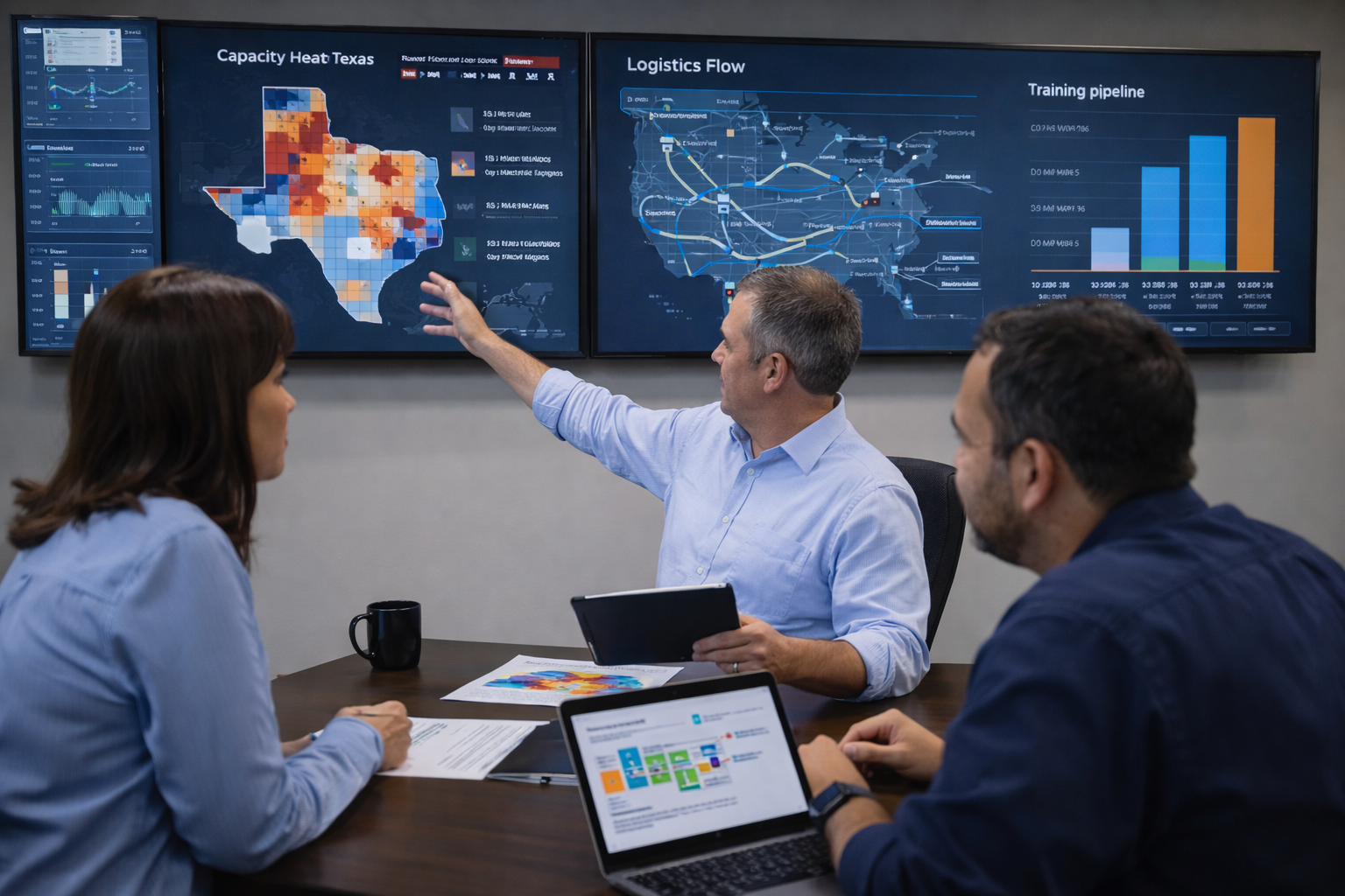 Baseline Risk Mapping visual for corridor constraints